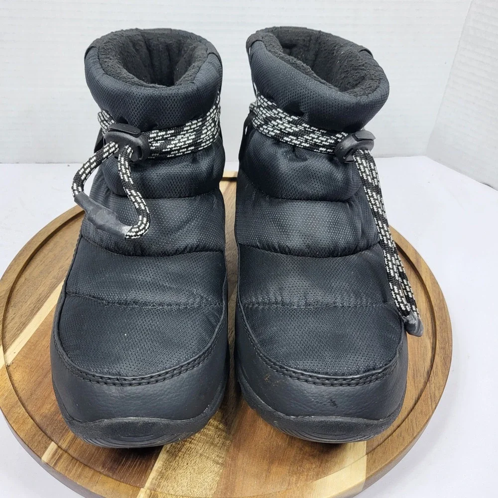 Sorel Women's Whitney Short Lace Boots Waterproof Black‎ Winter Snow 9.5 NL3088